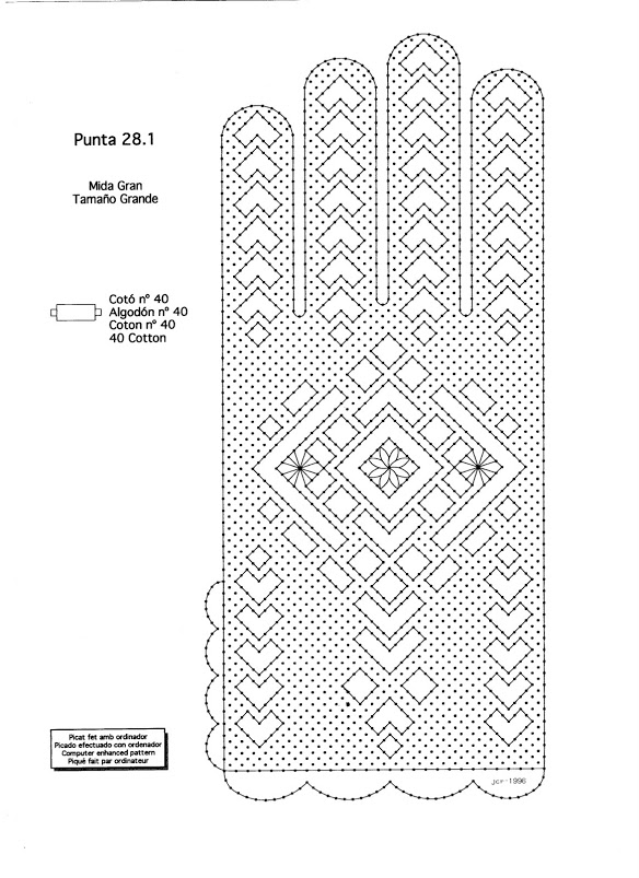 Кружева на коклюшках: Перчатки