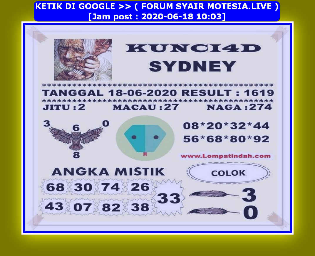 1 New Message Kode Syair Sydney 18 Juni 2020 Forum Syair Togel Hongkong Singapura Sydney 1 New Message Kode Syair Sydney 18 Juni 2020 Forum Syair Togel Hongkong Singapura Sydney