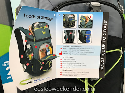 Costco 1056098 - California Innovations Ultra 24 Can Backpack Cooler: great for tailgaiting, picnics, camping