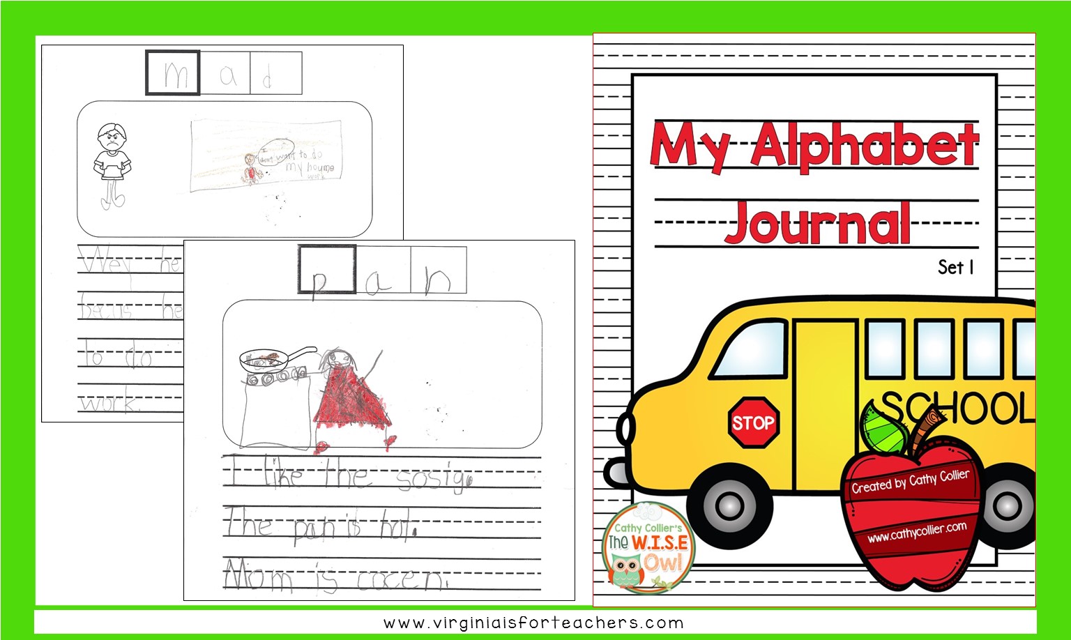 Alphabet Journals...4 Steps for Journal Writing | Virginia is for Teachers