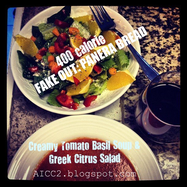 ...and I can cook, too. 400 calorie Panera Bread Fake out! Creamy