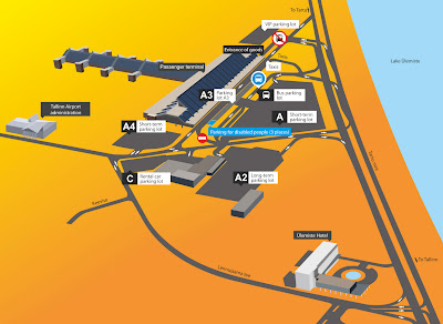 aeroport de Tallinn - Plan