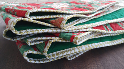 Ozark Christmas quilted table runners