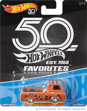 hot wheels 50th anniversary favourites