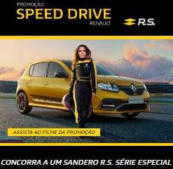 Promoção Speed Drive Renault Automóvel Renault R.S - Participar