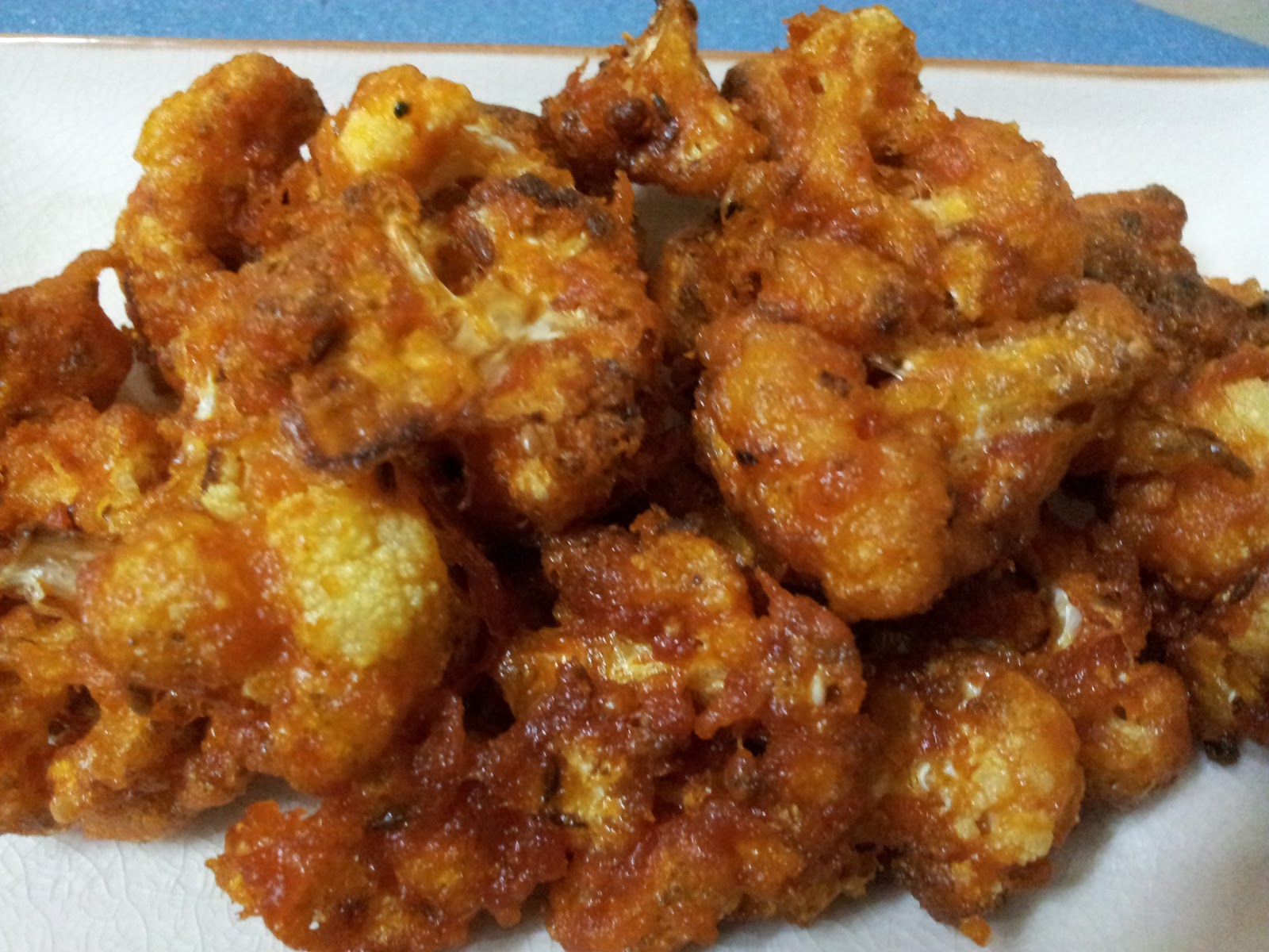 Sumanarthy's Kitchen Spicy Cauliflower Pakoda