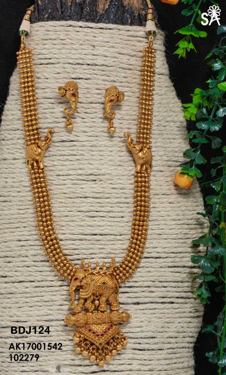 Beautiful ethnic one gram gold jewelry