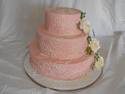 cake cakes buttercream craft caroline icing brushed technique embroidery