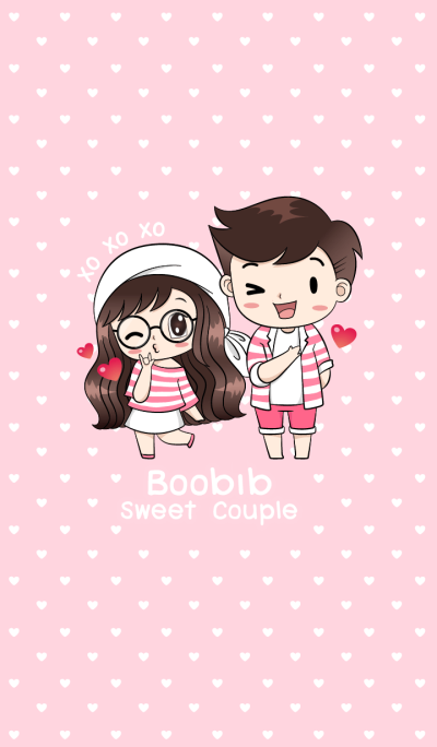 Boobib Sweet Couple : Pink