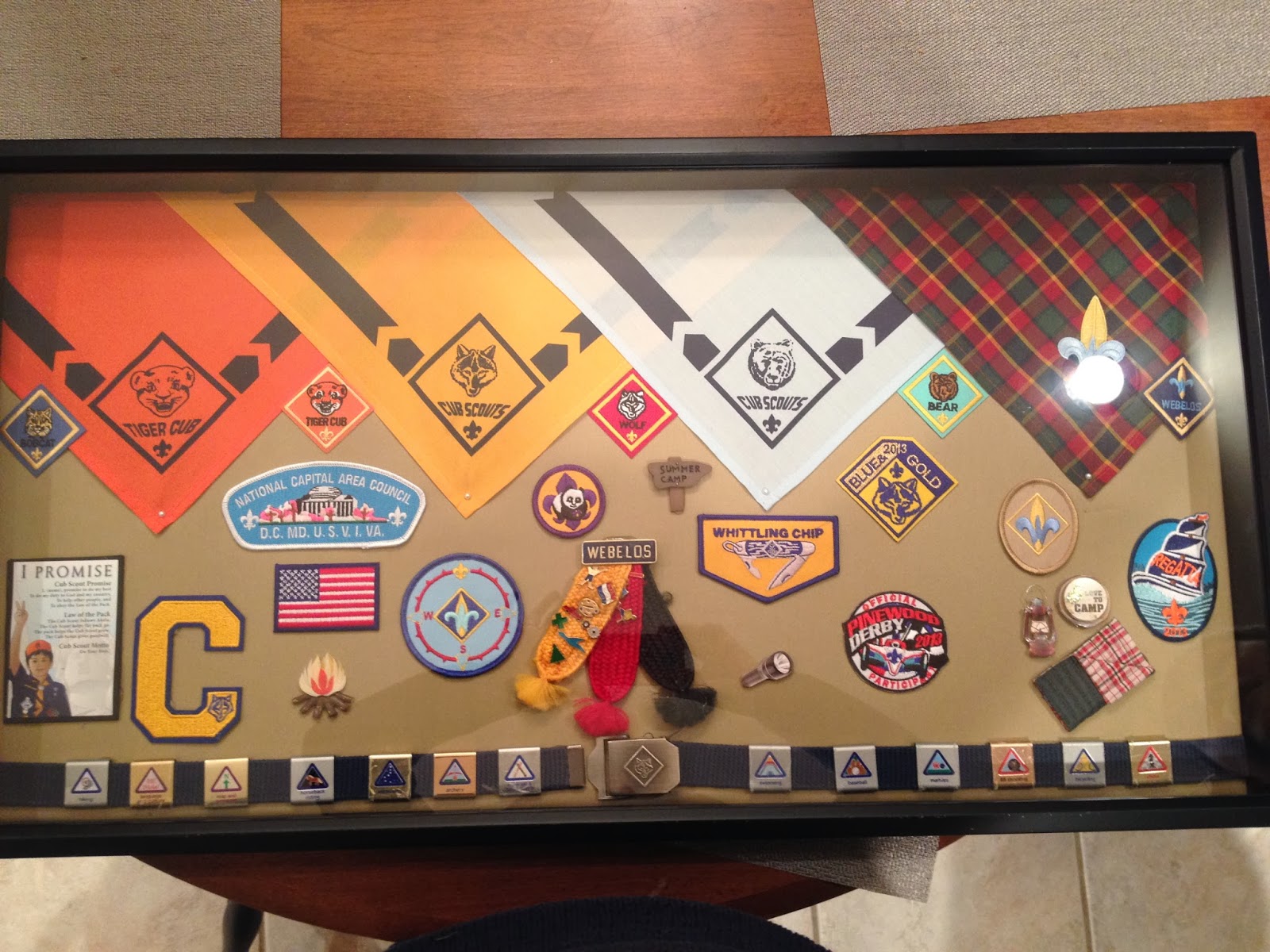 As I See It Cub Scout Shadow Box