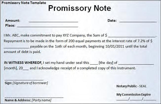 GROUP 27A GRADE 7 EMS TOPIC 1 promissory-note-templates-word-pdf-odt-templates-legal