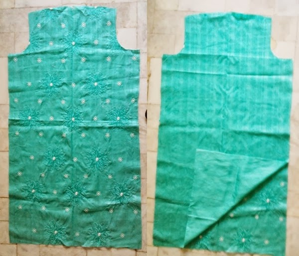 How to Cut Kameez Straight Kameez Cutting with Sleeves