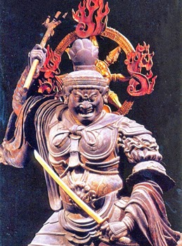 one of Four Heavenly Kings in Japan, the 9th century A.D.　
