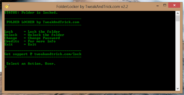 Lock Folder With Password
