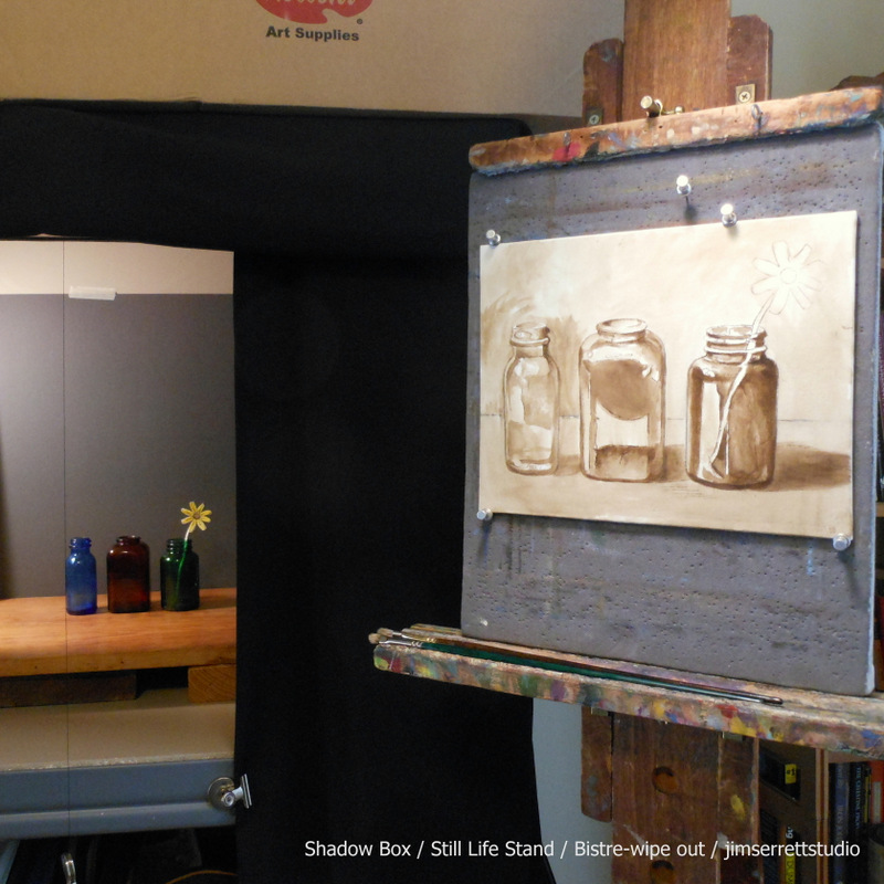 Jim Serrett Studio Eeny Meeny Miny Moe Shadow Box / Still life Stand