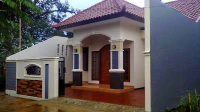 Desain Teras Pedesaan Gambar Teras Rumah Sederhana Di Kampung - 88 Model Desain Rumah Minimalis Sederhana Di Kampung Desa ... - Tiang teras persegi sudah banyak diaplikasikan, karena sangat cocok untuk rumah yang mengedepankan desain simple.