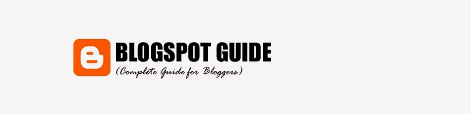 complete blogspot tutorials