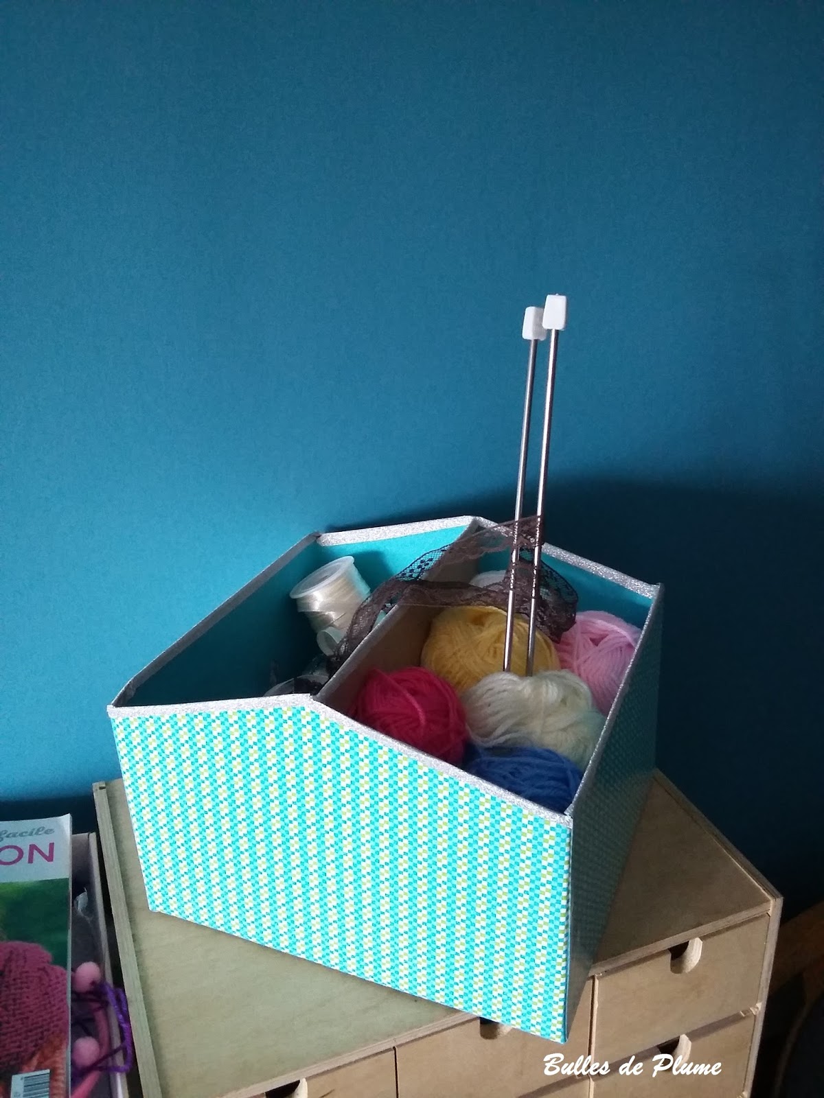 Transformer Boîte à Chaussure En Rangement Bulles de Plume: DIY transforme une boîte à chaussures en boîte de rangement
