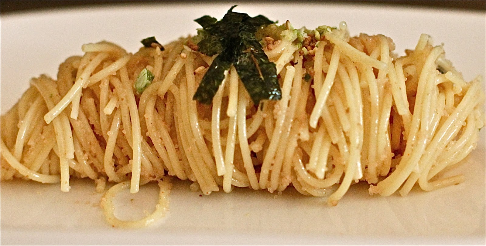 Extra Virgin Chef MentaikoTobikko Cold Japanese Pasta Tossed with