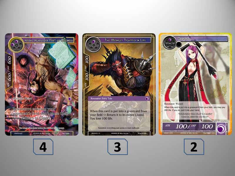 Force of Will Trading Card Game Wanderer Build Lilias Petal
