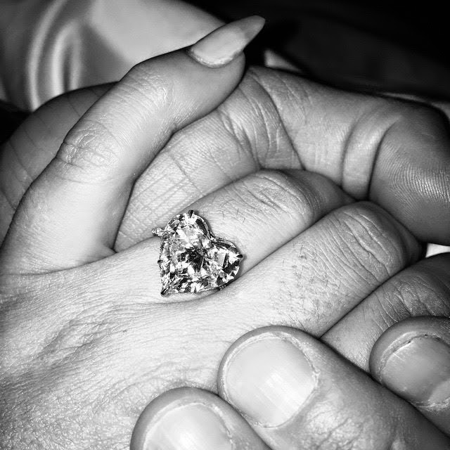 Lady Gaga's diamond engagement ring