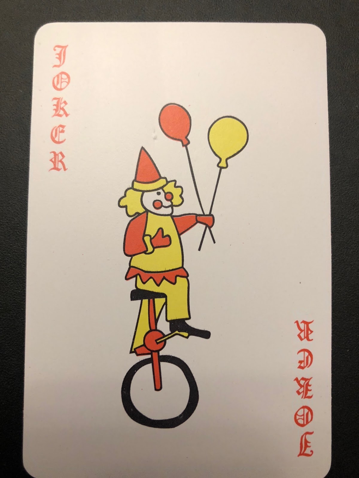 Amused by Jokers am I! Unicycle Jokers