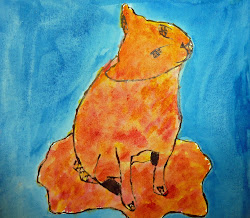 watercolor resist ink glue