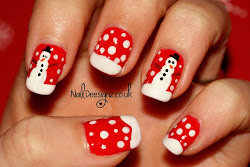 snowman nail designs cute winter copy fashionsy