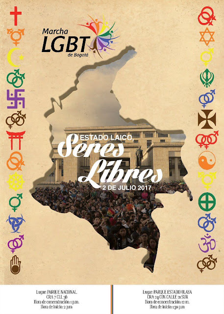 marcha gay orgullo lgbt bogotá bogota 2017 lesbianas sexo travesti colombia