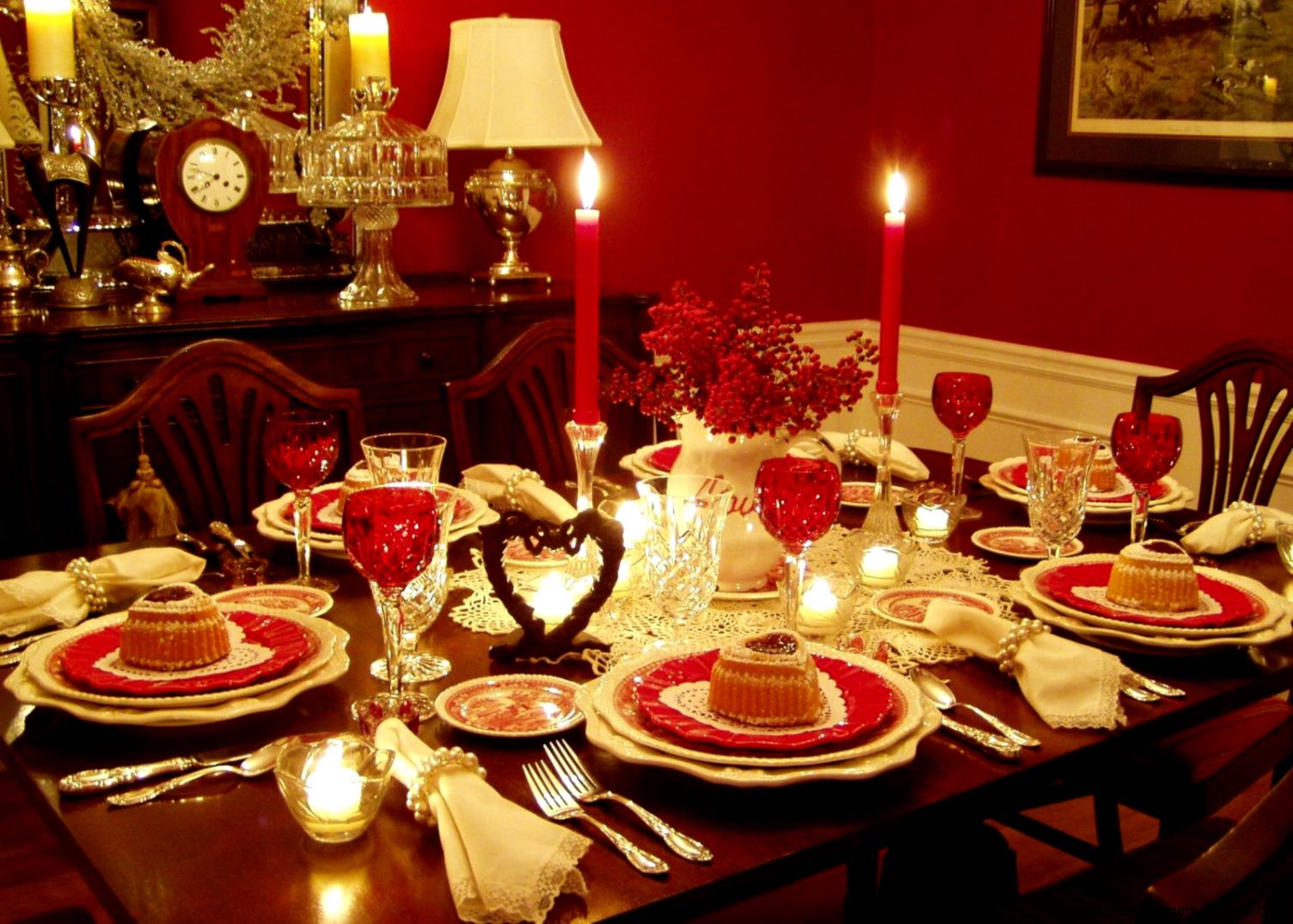 Dining Room How to Set Dinner Table in Various Occasion Romantic
