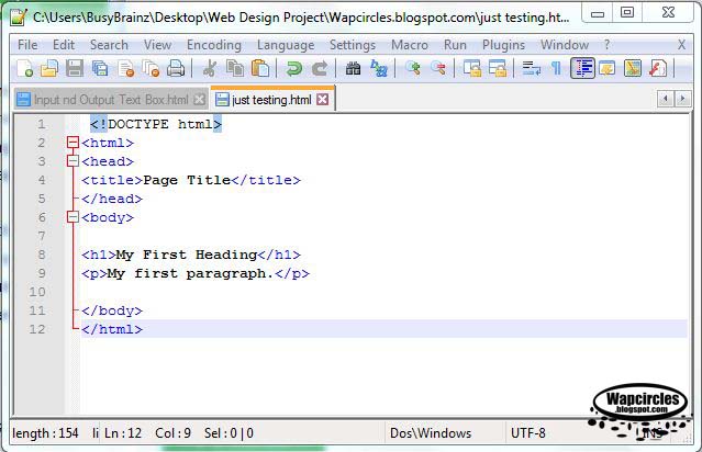 How To Make a Website Using Text Editors - Notepad, Notepad++ and ...