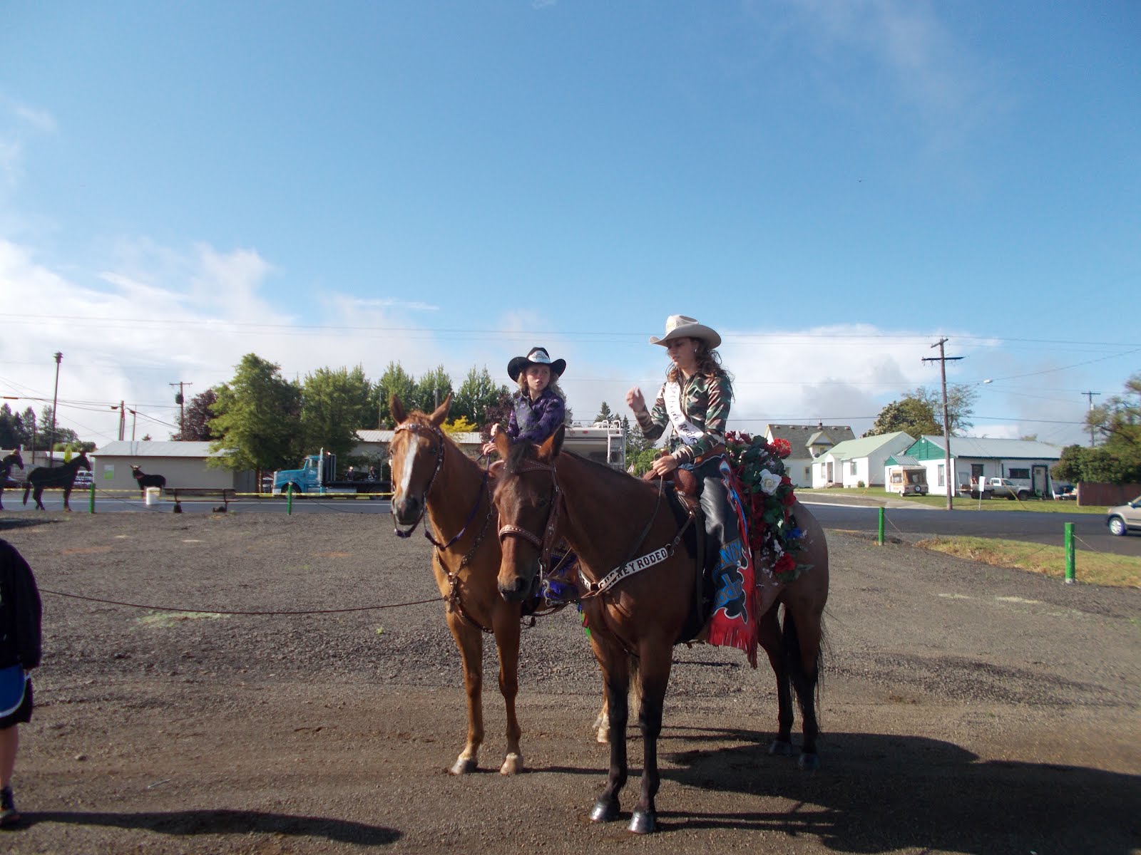 Lea and Her Mustangs Reardan Mule Days Parade