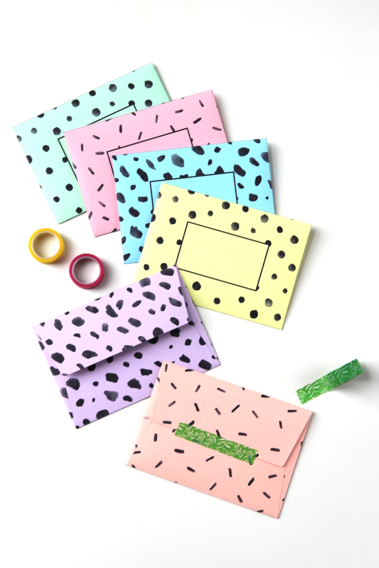 PATTERNED ENVELOPES FREE PRINTABLE. Gathering Beauty