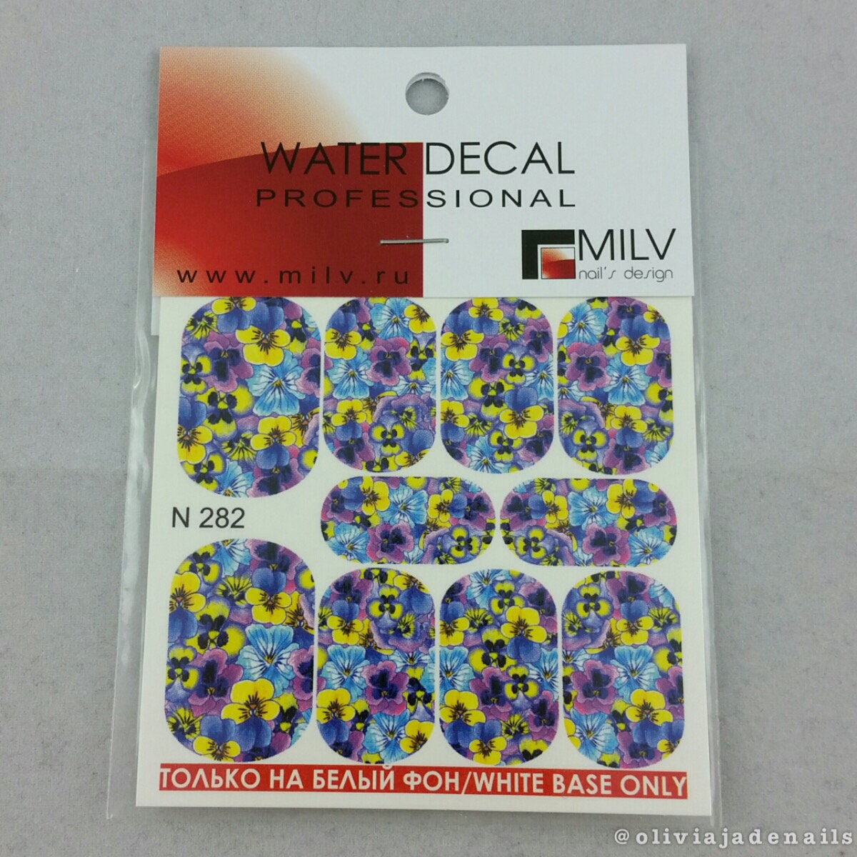 MILV Nail Decals - Olivia Jade Nails