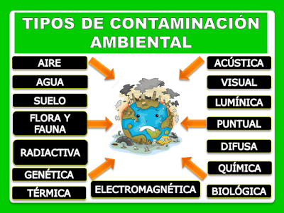 Tipos de Contaminación Ambiental