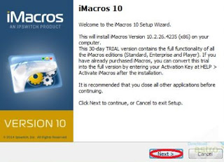 Petunjuk Imacros  di mozilla dan Chrome