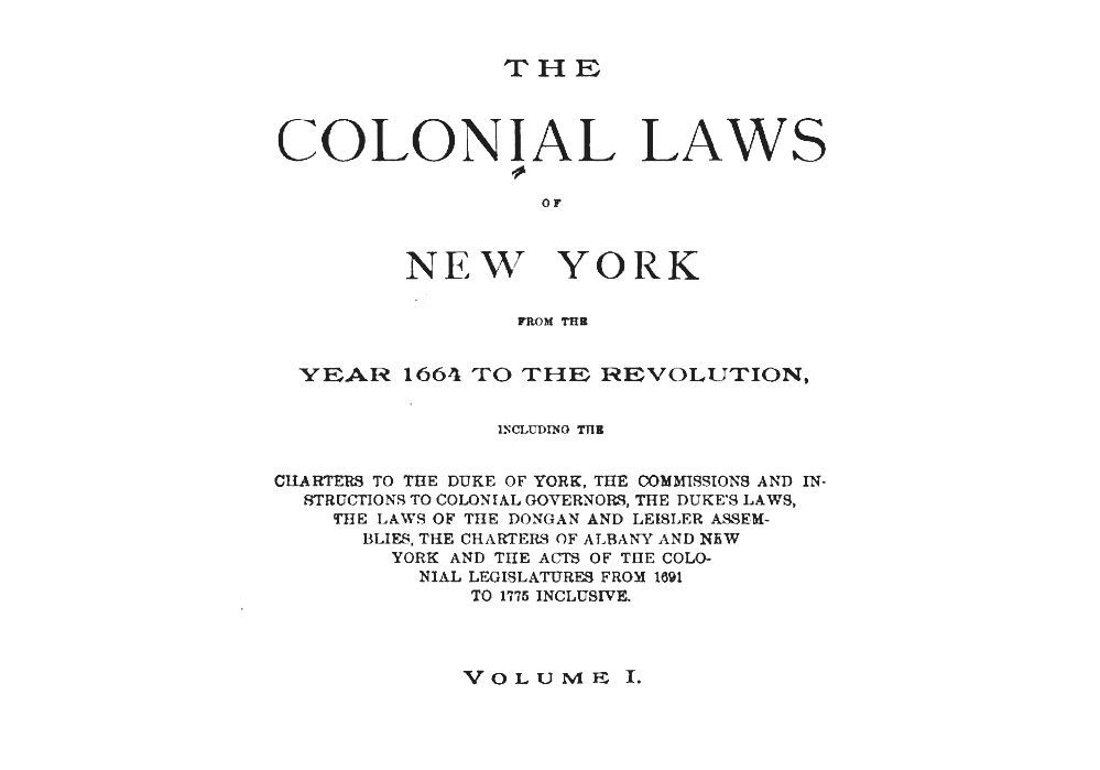 Law Of New York New Law In New York