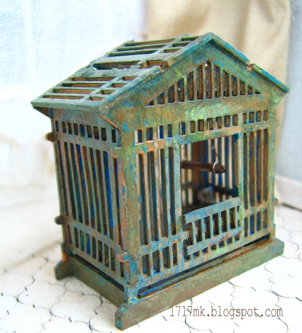 17 17 Miniatury Three Birdcages