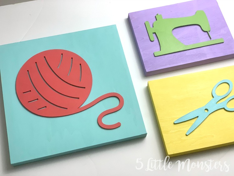 Cricut Chipboard Letters Make Great Wall Art!! - Leap of Faith Crafting