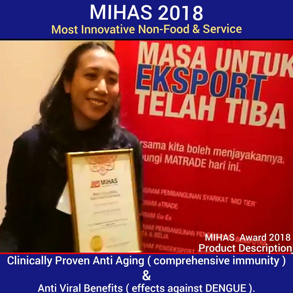 MIHAS 2018 Award Winner. Most Innovative Non-Food And Service.