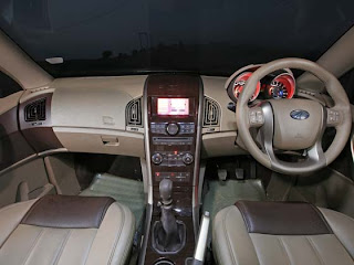 Mahindra XUV 500 interior view