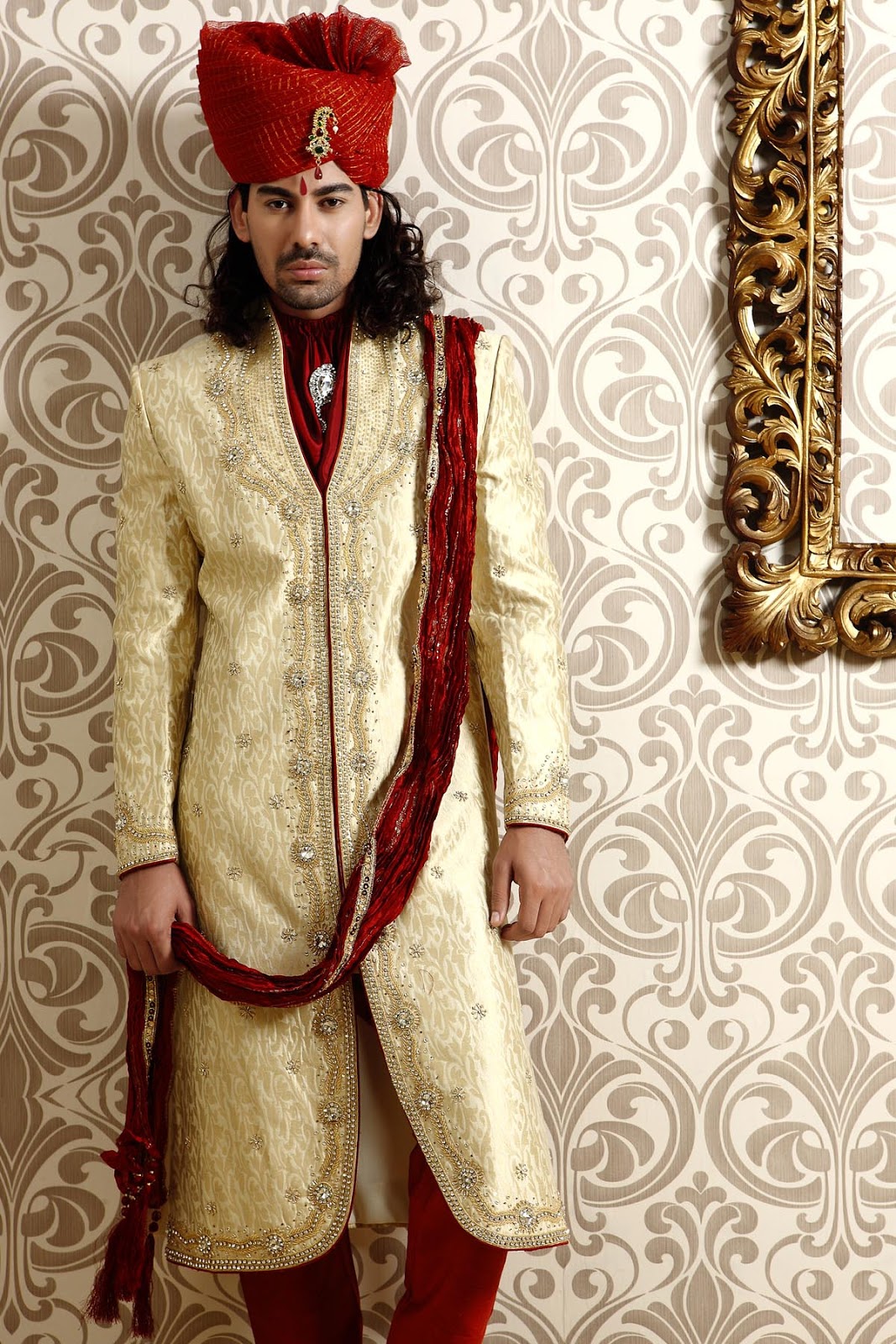 Indian Wedding Dress Sherwani Groom Sherwani