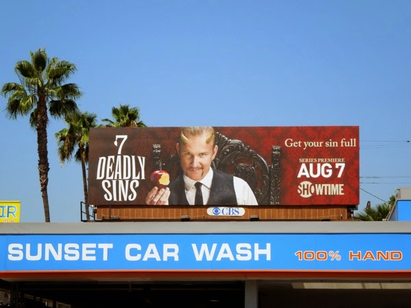 Daily Billboard 7 Deadly Sins Series Premiere Tv Billboard Advertising For Movies Tv Fashion