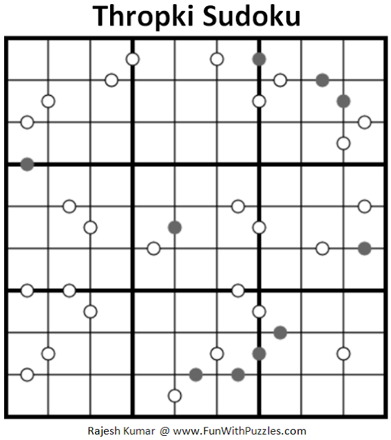 Thropki Sudoku (Fun With Sudoku #194)