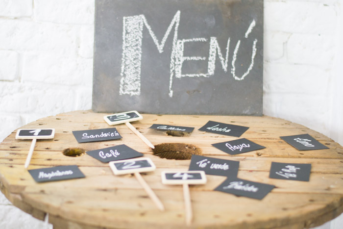 Carteles Menú diy