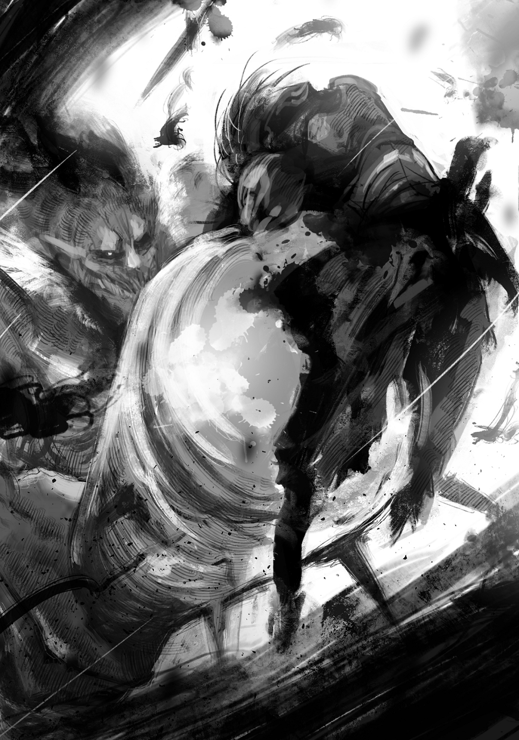 Менельдор и уильям далёкий паладин. Паладин издалека арты. Паладин издалека мэнельдор. Далёкий паладин блад. Saihate no paladin аниме.