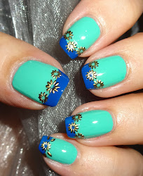 sunflower nail nails wendy delights