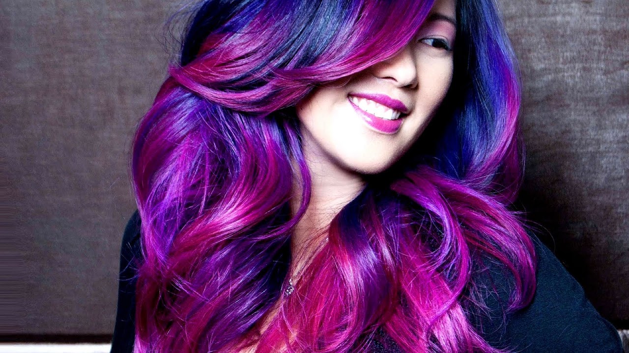 Dark Blue and Pink Hair Ideas - wide 10