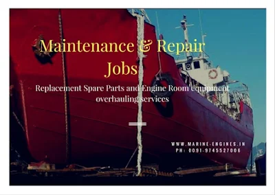 Engine Room Repair, maintenance, Overhauling, Ship main Engine, Auxiliary engine repair, Deck Equipment Maintenance, Service Provider, Yard, Port, loactipon, at sight, on ship, 