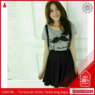FNC243S30 Setelan Kumis Spandek 2wrna Wanita murah Serba 60 Ribuan